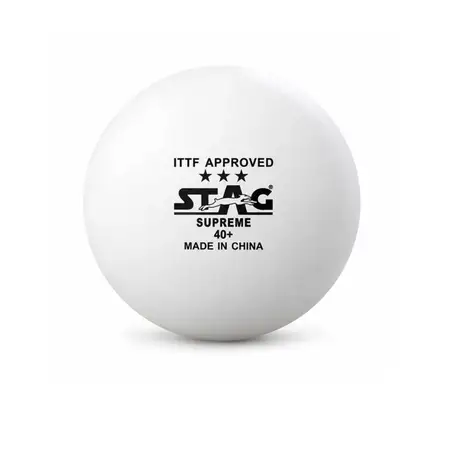Stag 3 Star Supreme Plastic Table Tennis Ball