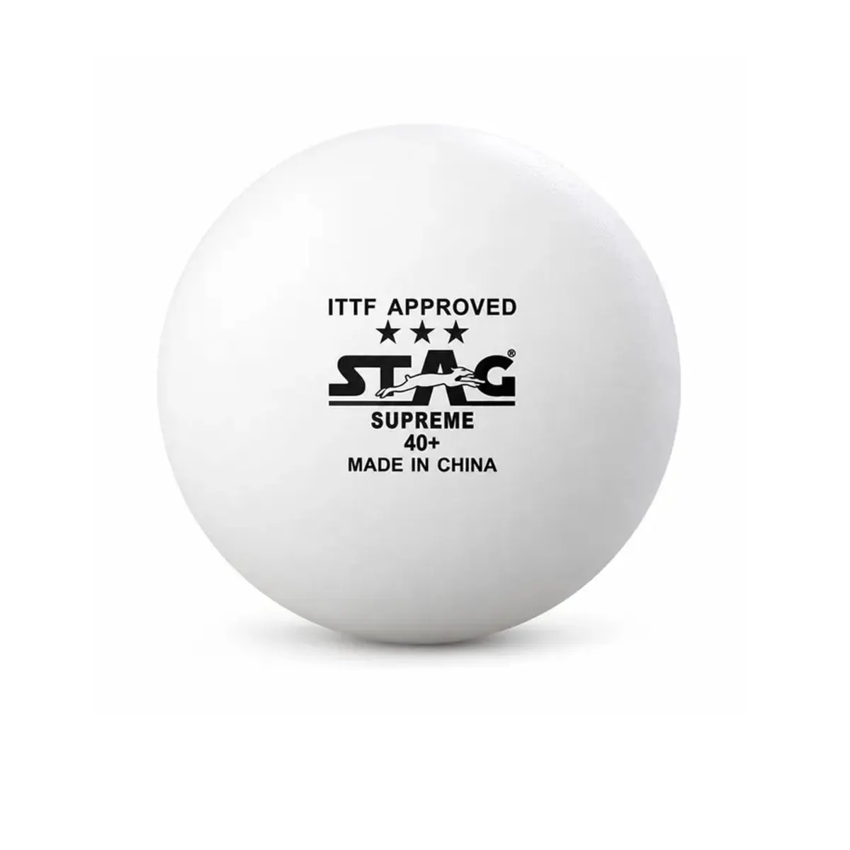 Stag 3 Star Supreme Plastic Table Tennis Ball