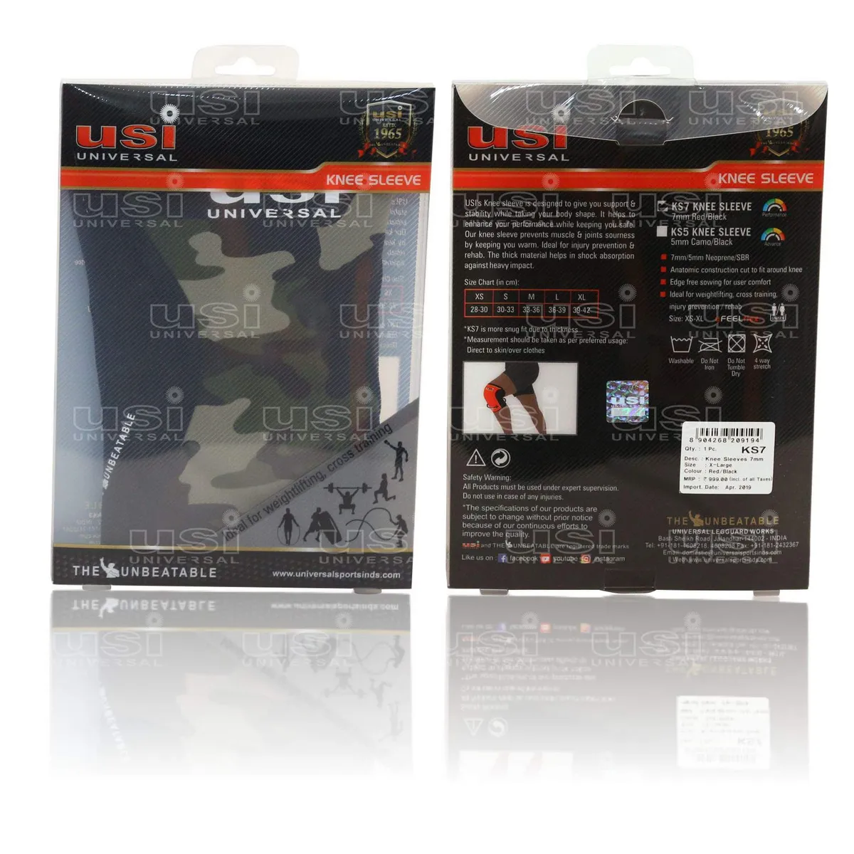 USI Universal KS5 Neoprene Knee Support