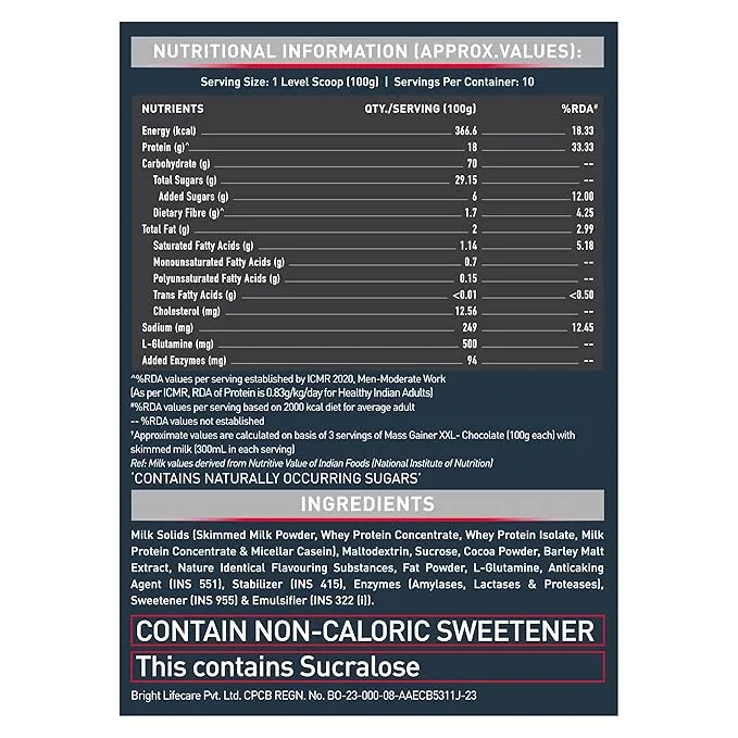 MuscleBlaze Mass Gainer