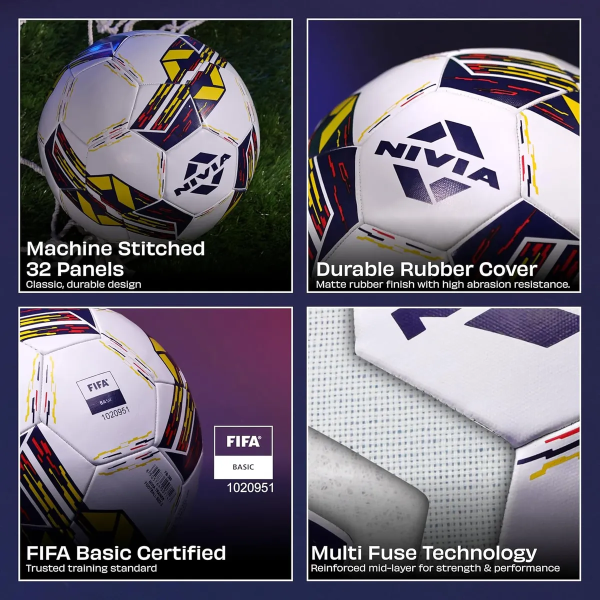Nivia FB-280 Trainer Synthetic Football