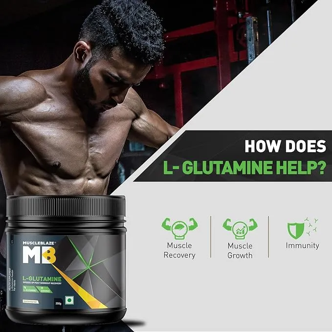 MuscleBlaze Micronized L-Glutamine