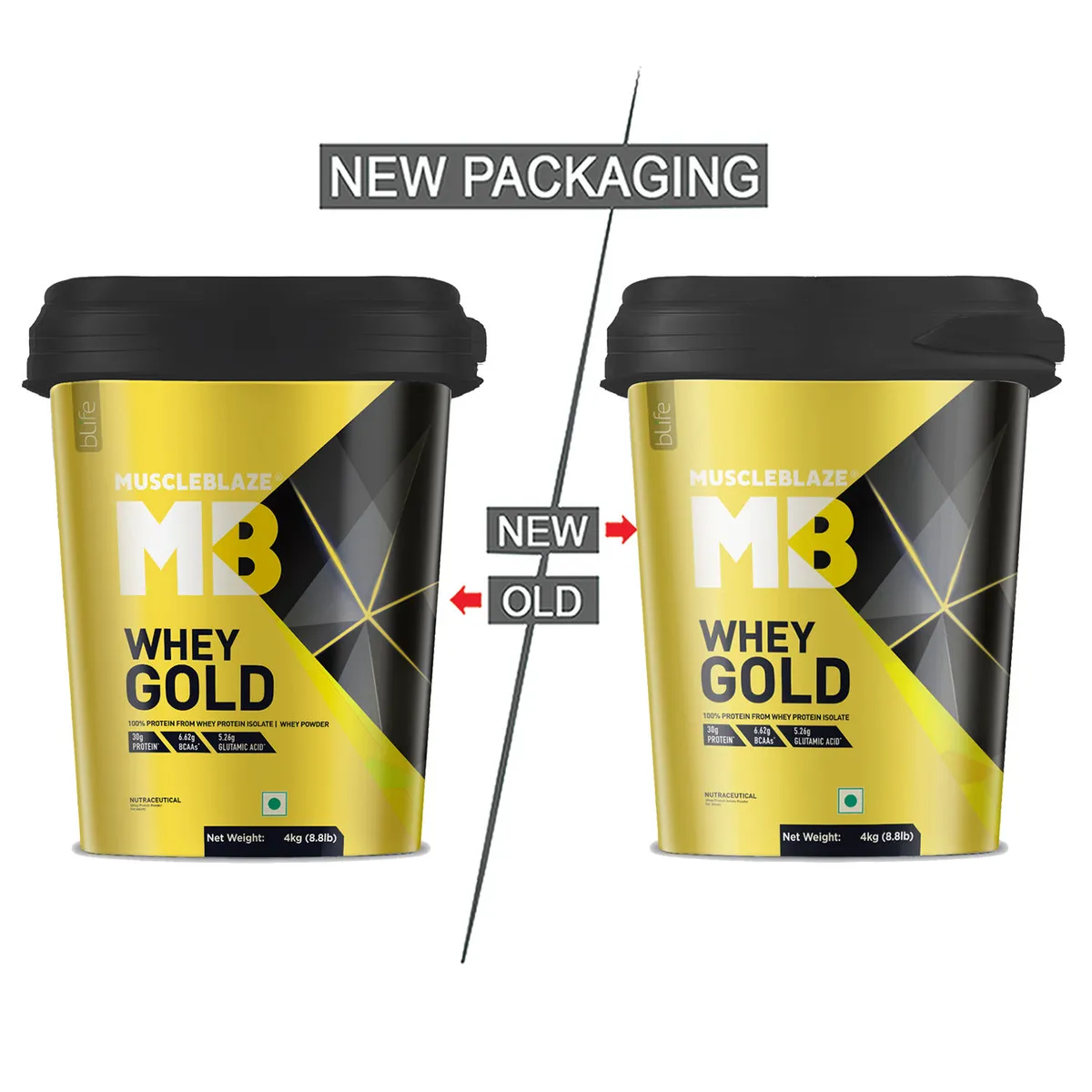 MuscleBlaze Whey Gold 100% Whey Protein Isolate