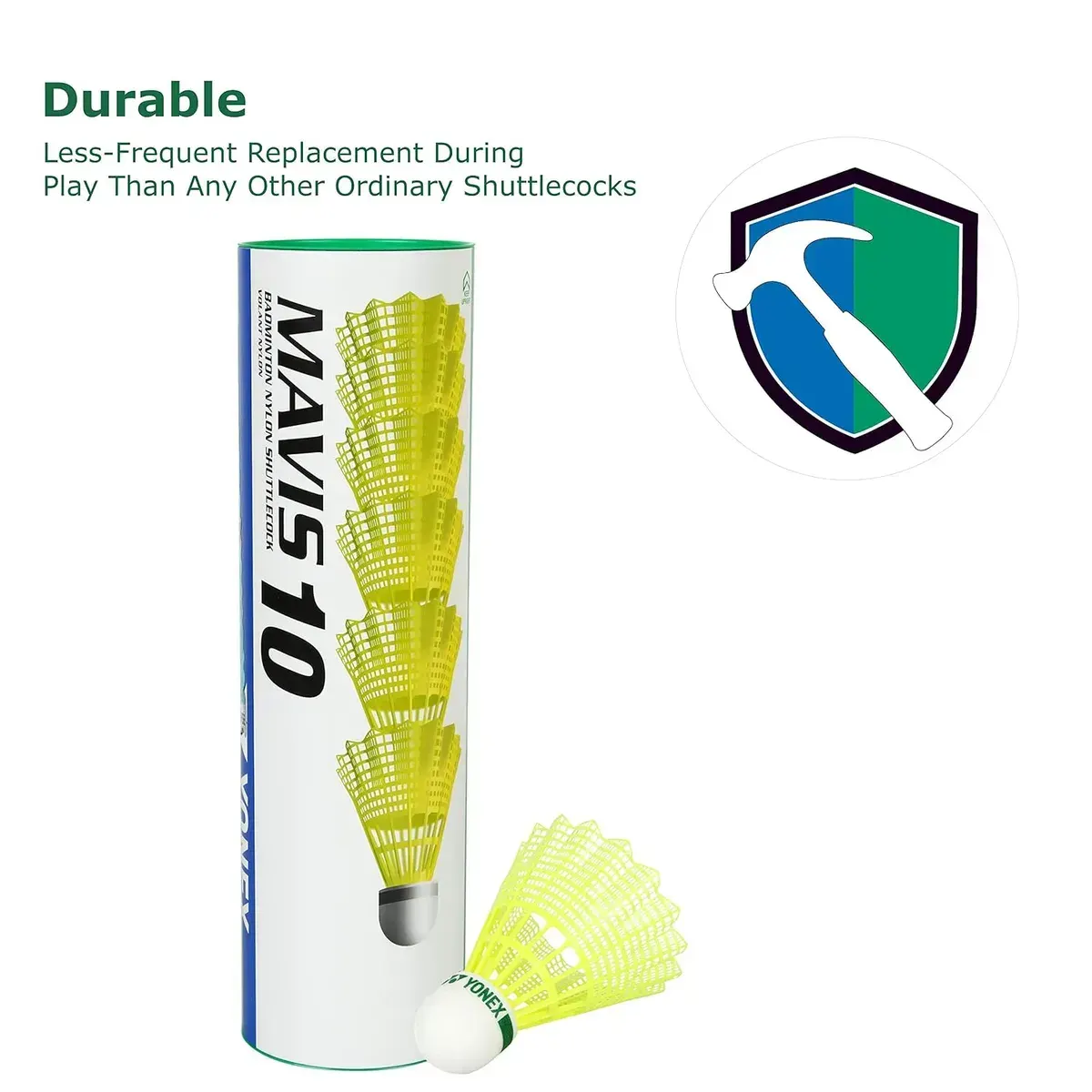 Yonex Mavis 10 Nylon Badminton Shuttlecock