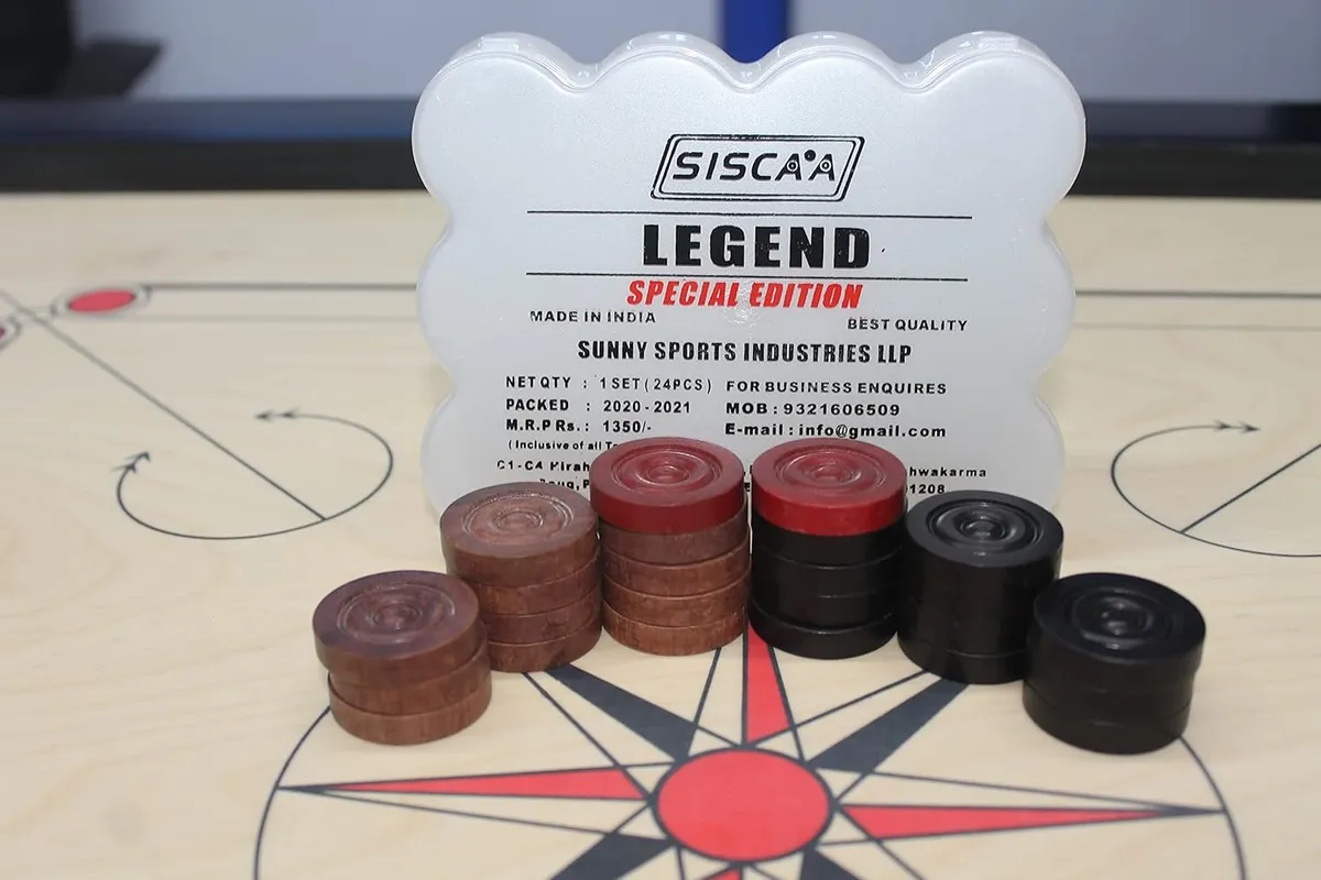 Siscaa Legend Special Edition Carrom Coins Set