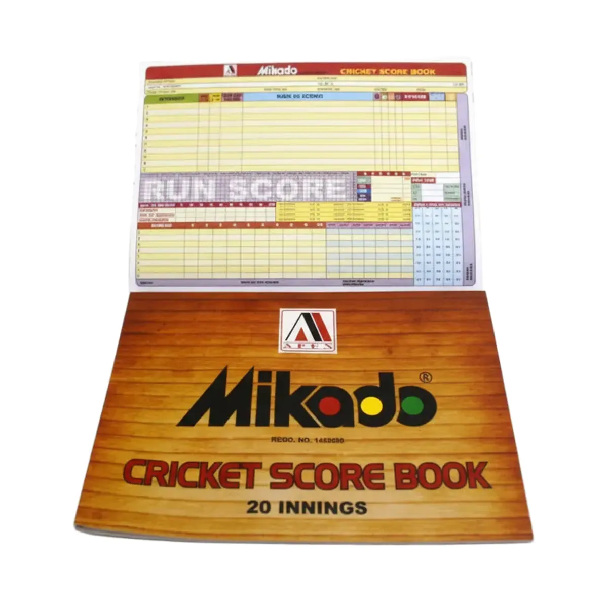 Mikado Cricket Score Book 20 Innings