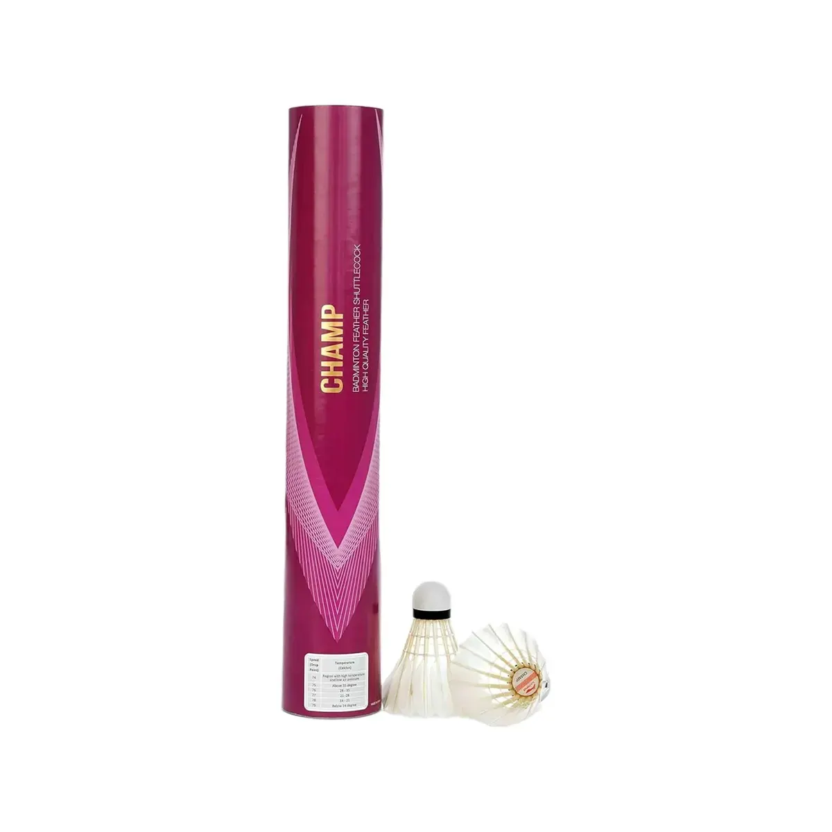 Li-Ning Champ Speed 76 Badminton Feather Shuttlecock