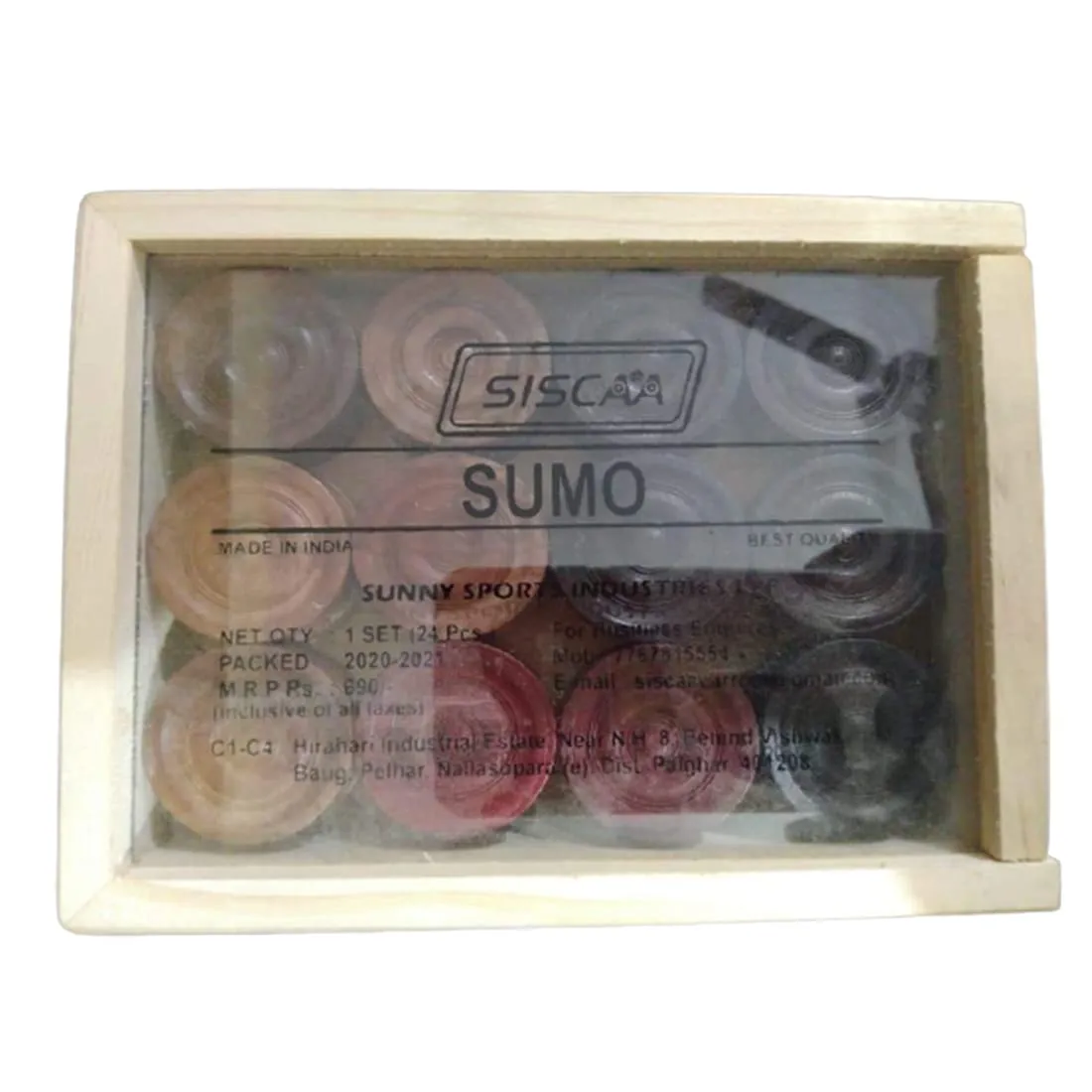 Siscaa Sumo Carrom Coins Set