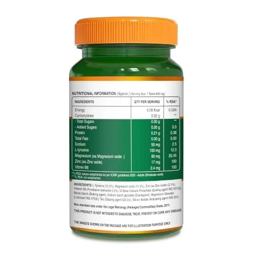 Pure Nutrition Zinc ZMA Supplement