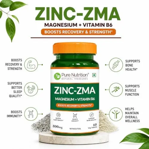 Pure Nutrition Zinc ZMA Supplement