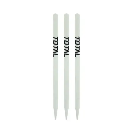 Total MCC Wooden Duco Cricket Stumps Set (6 Stumps + 4 Bails)