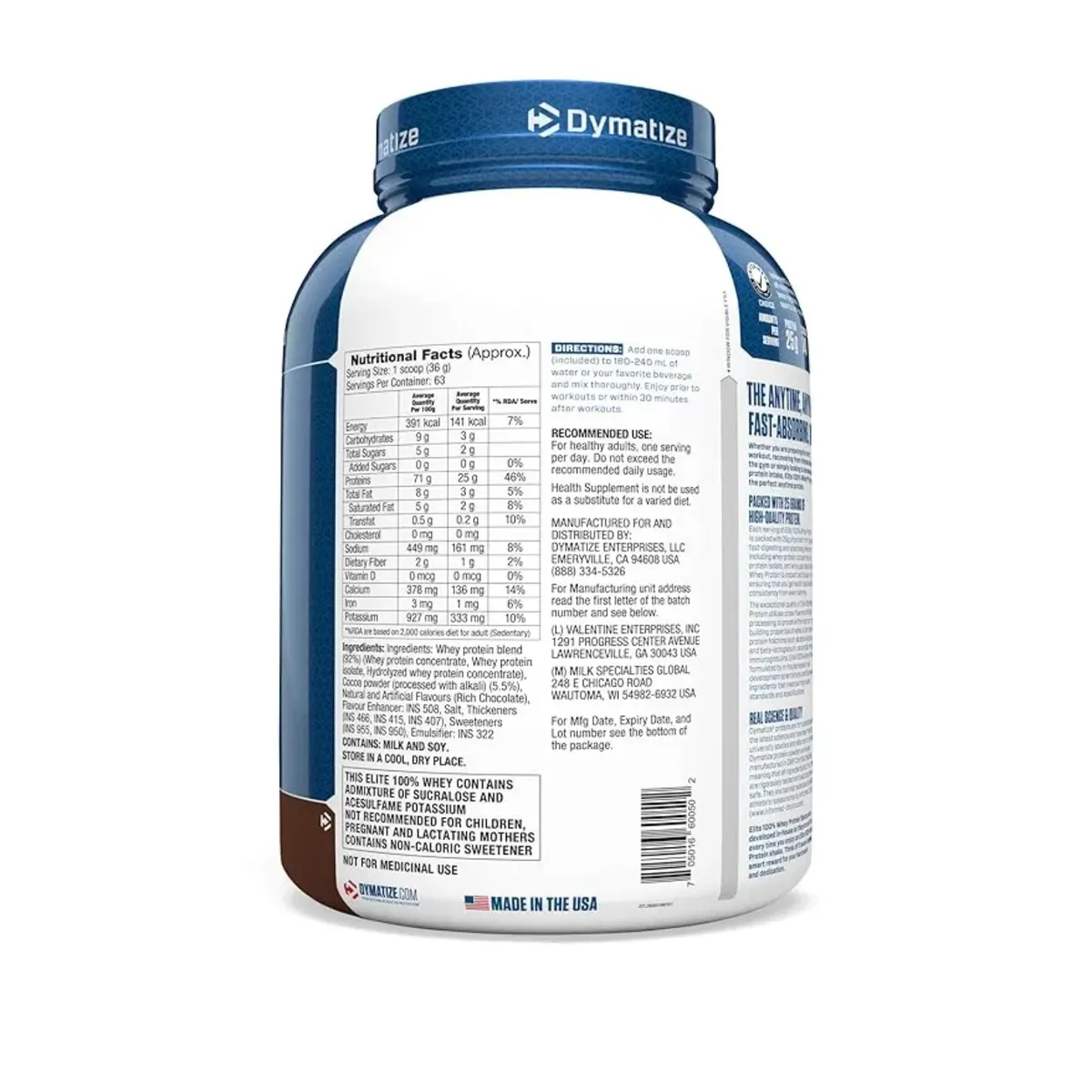 Dymatize Elite 100% Whey Protein