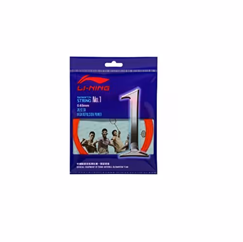 Li-Ning String No.1 Badminton String 3D KNIT High Repulsion Blue Coral 0.65mm 10m