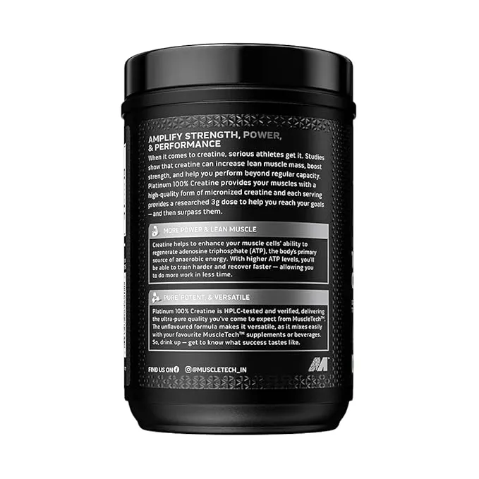 MuscleTech Essential 100% Creatine Monohydrate