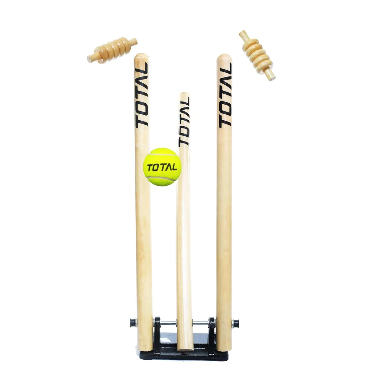 Total Cricket Spring Back Stumps Set