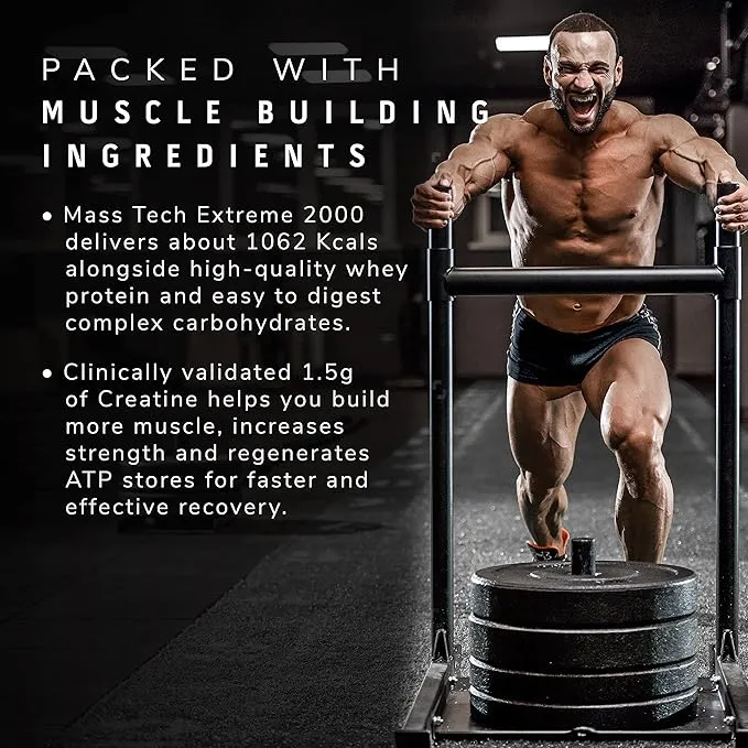 MuscleTech Mass Tech Extreme 2000 High Calorie Mass Gainer