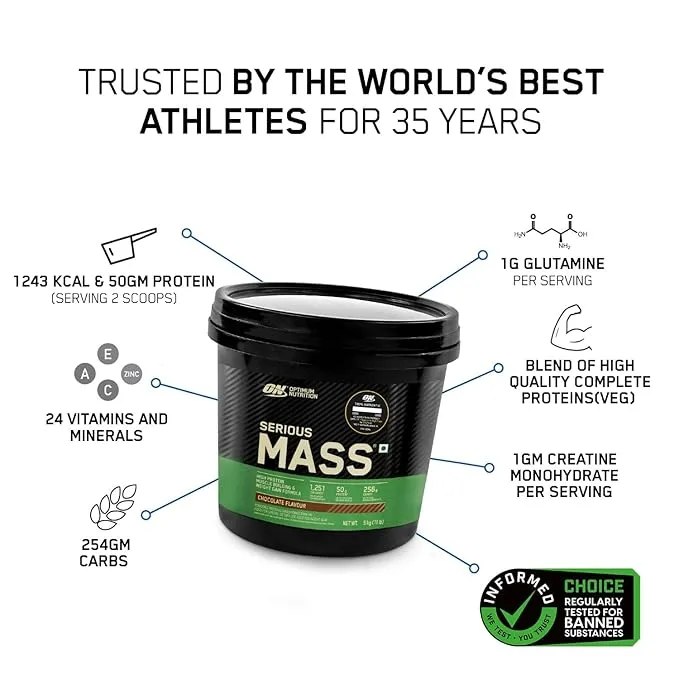 Optimum Nutrition (ON) Serious Mass Weight Gainer