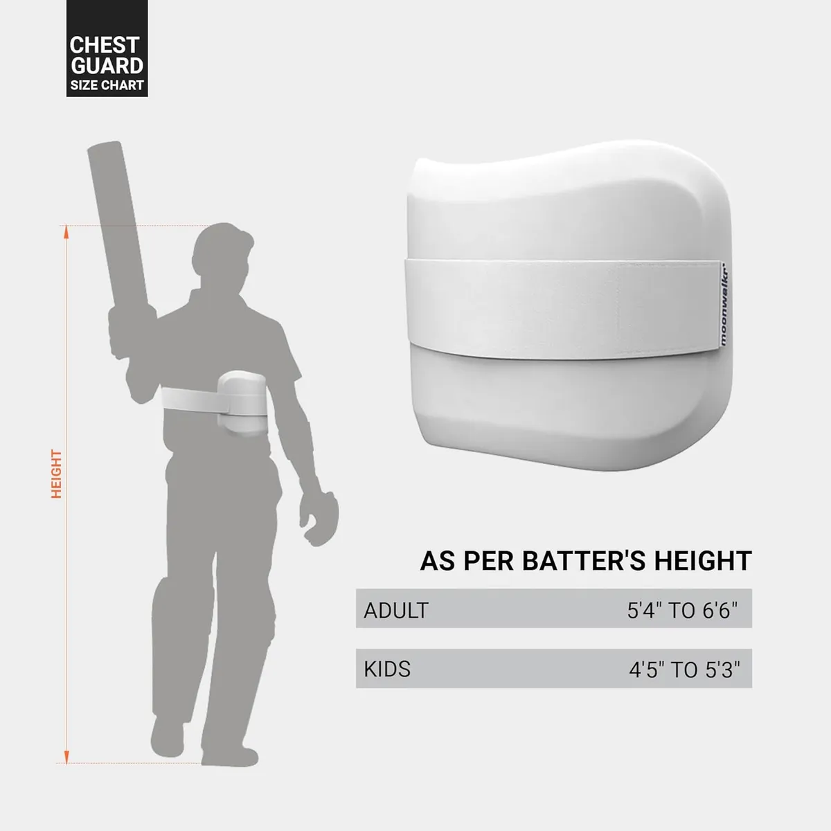 Moonwalkr Cricket Chest Guard