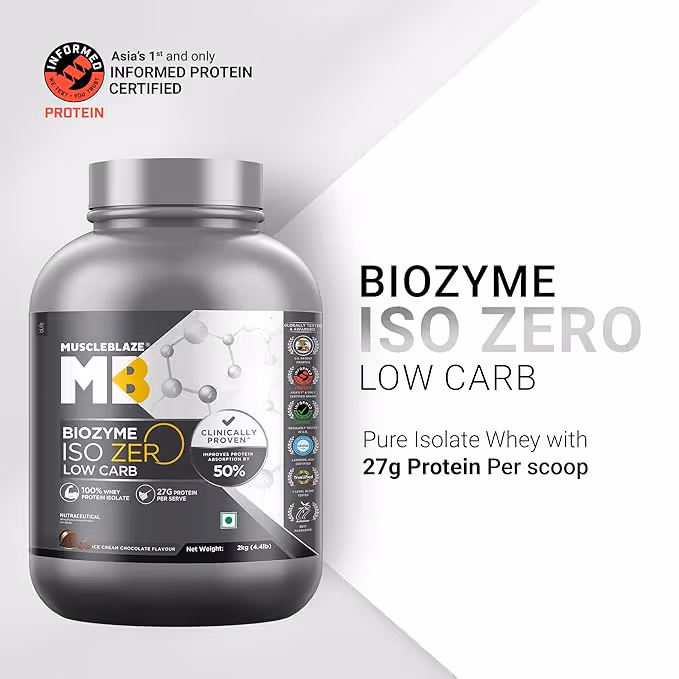 MuscleBlaze Biozyme Iso Zero