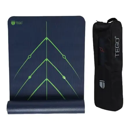 Tego TS0068 Yoga Mat Blue Spring Green 5mm