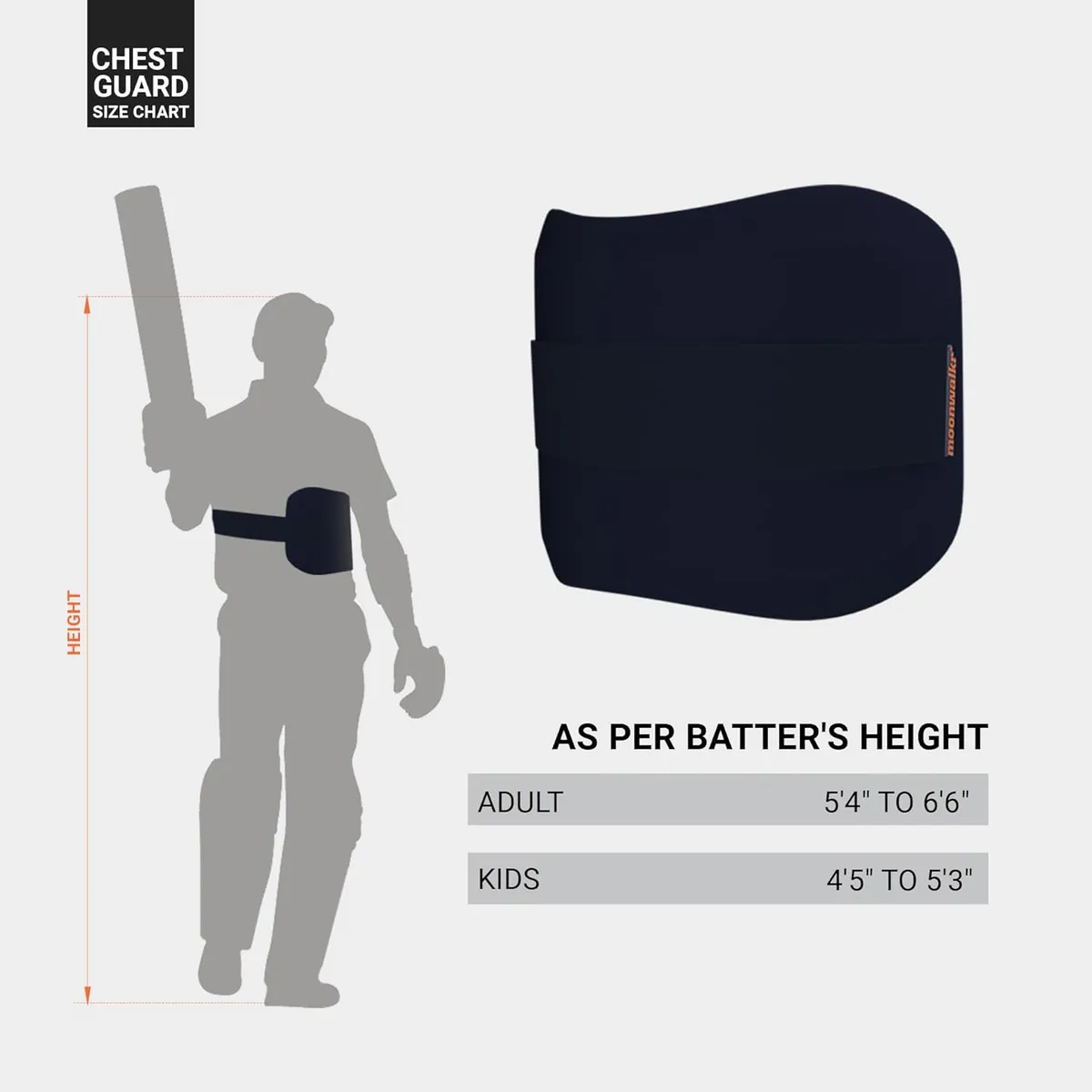 Moonwalkr Cricket Chest Guard