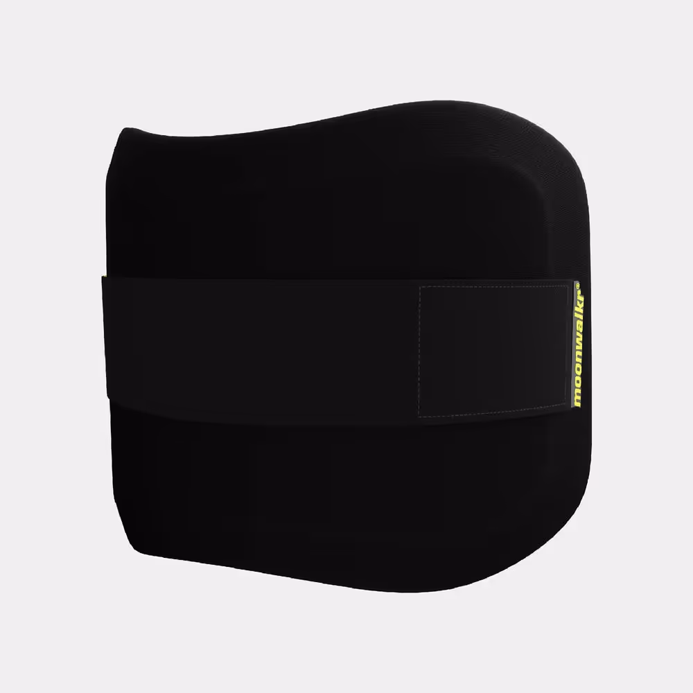 Moonwalkr Cricket Chest Guard Black Youth
