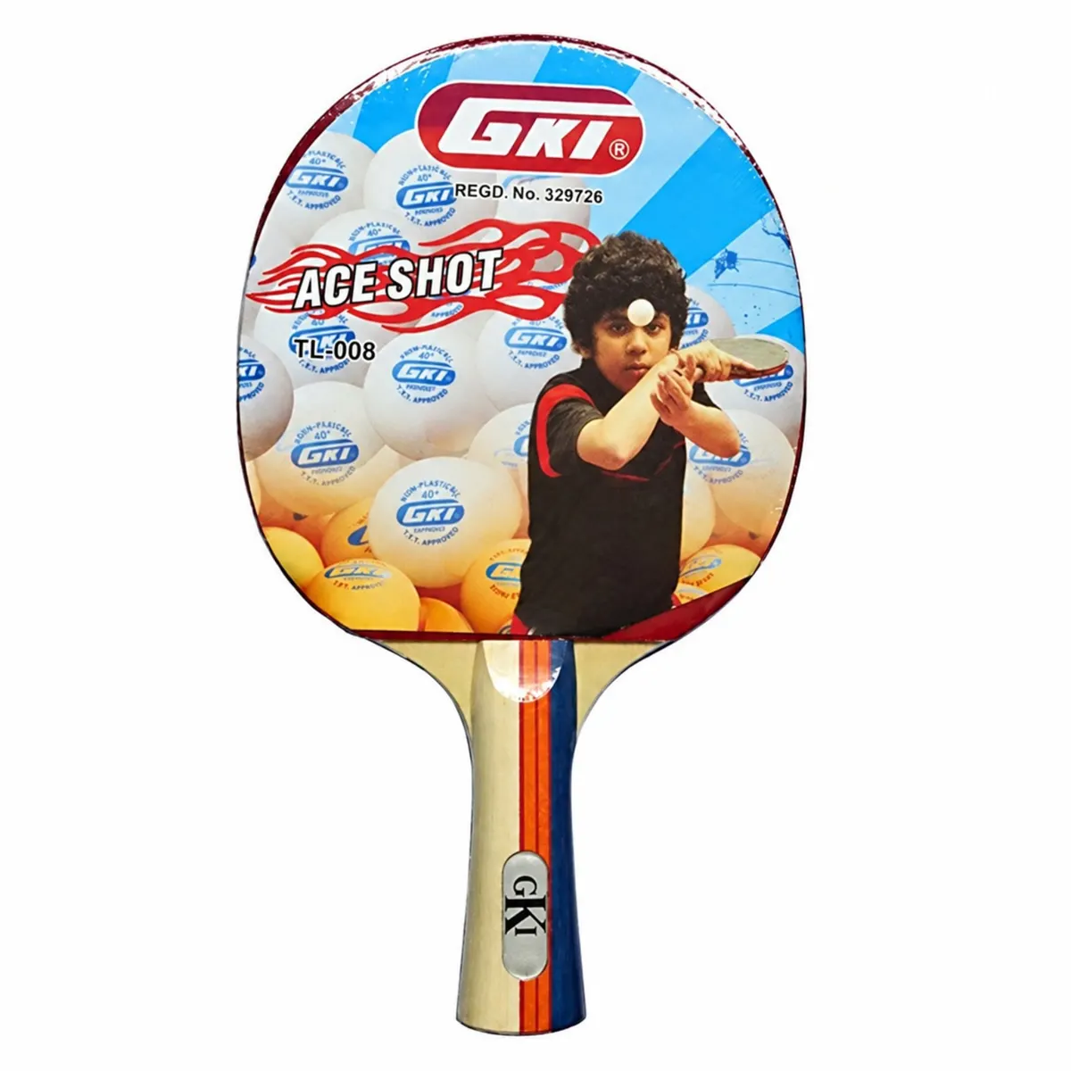 GKI Ace Shot Table Tennis Bat