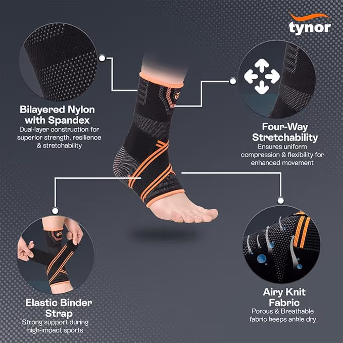 Tynor Ankle Binder Air Pro