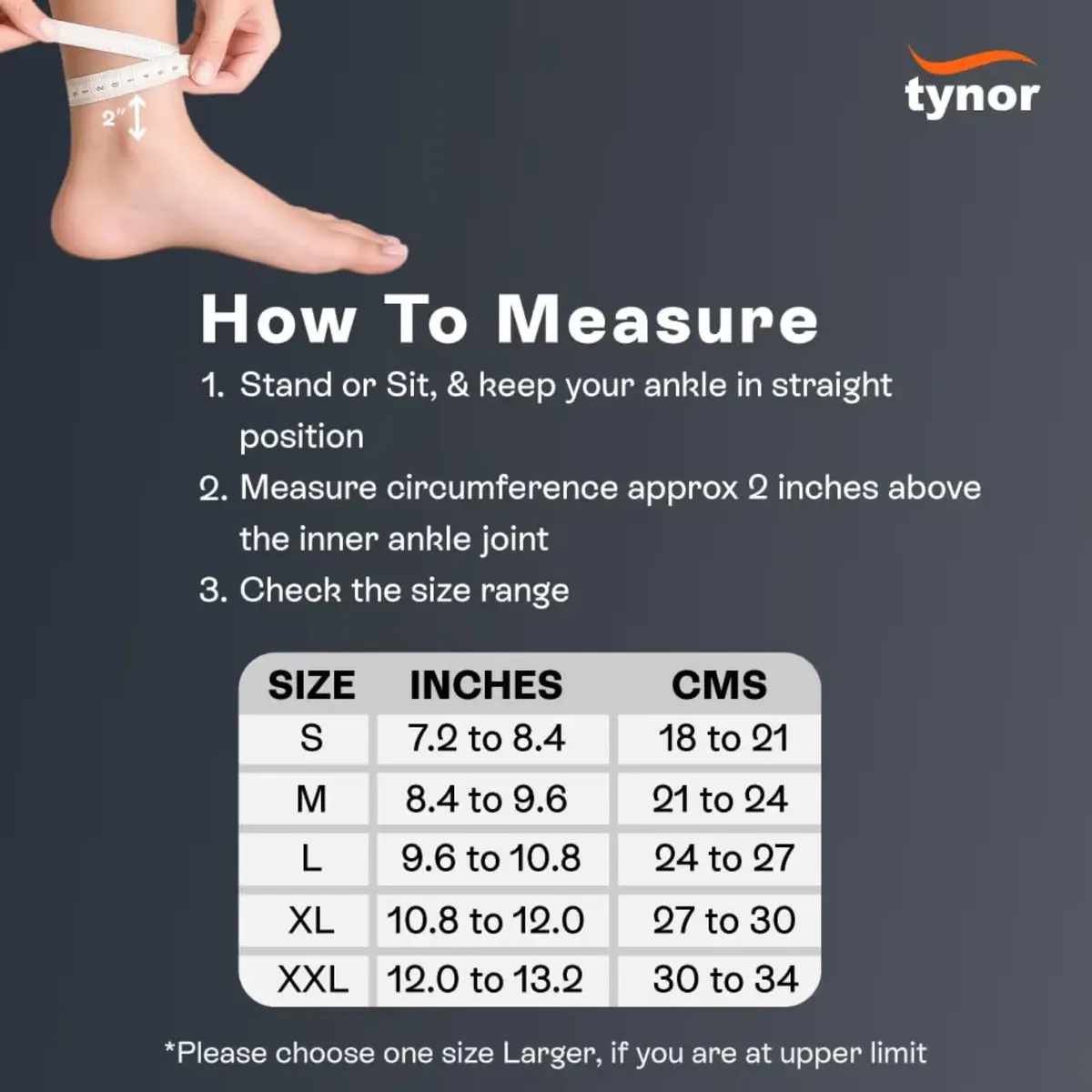 Tynor Ankle Binder Air Pro