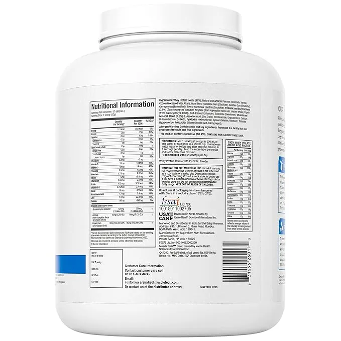 MuscleTech NitroTech Performance Whey