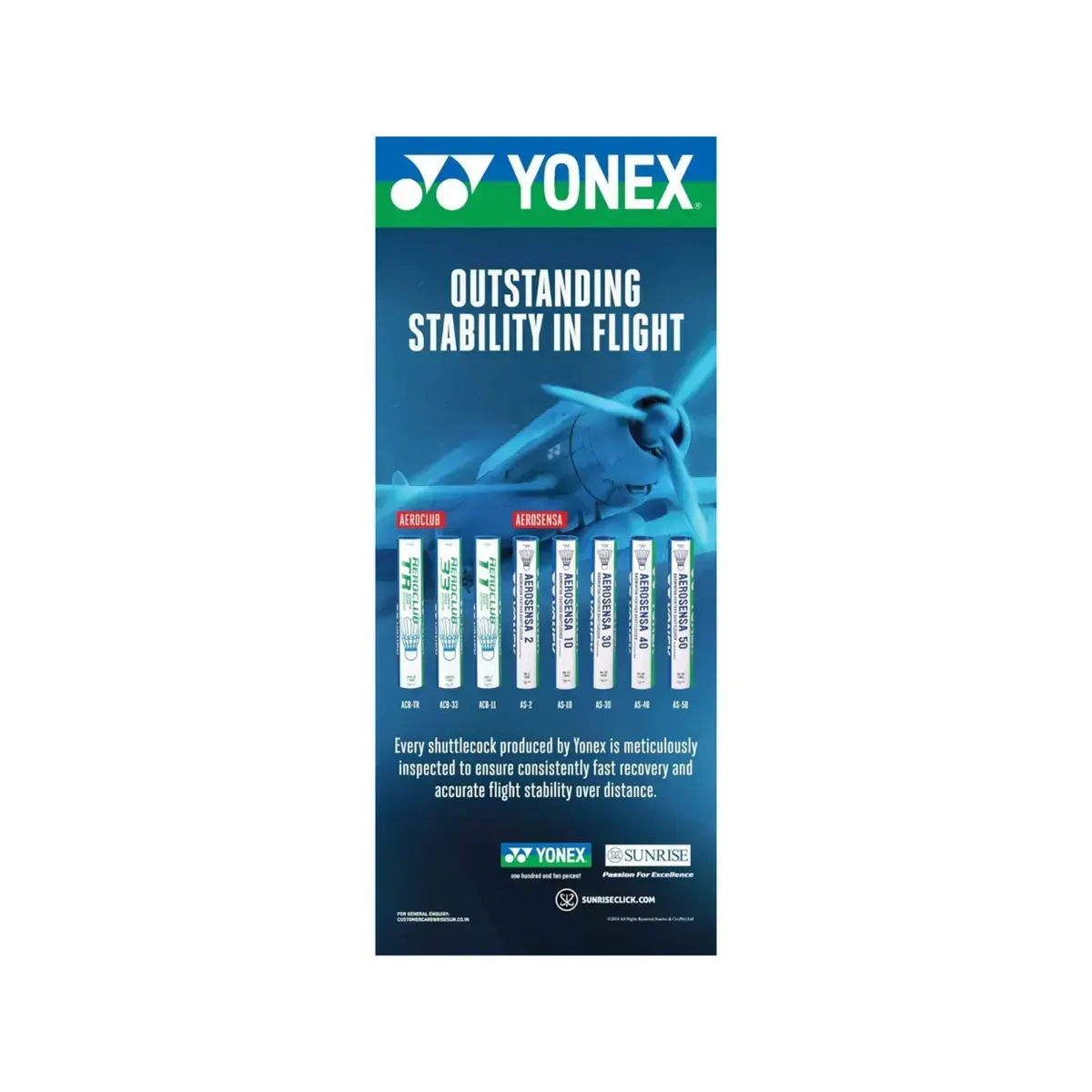 Yonex Aerosensa AS2 Badminton Feather Shuttlecock
