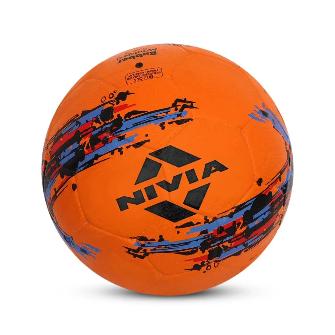 Nivia Storm Moulded Football Orange Size 5