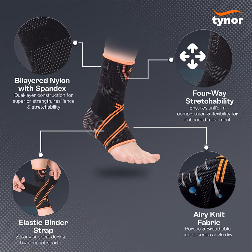 Tynor Ankle Binder Air Pro