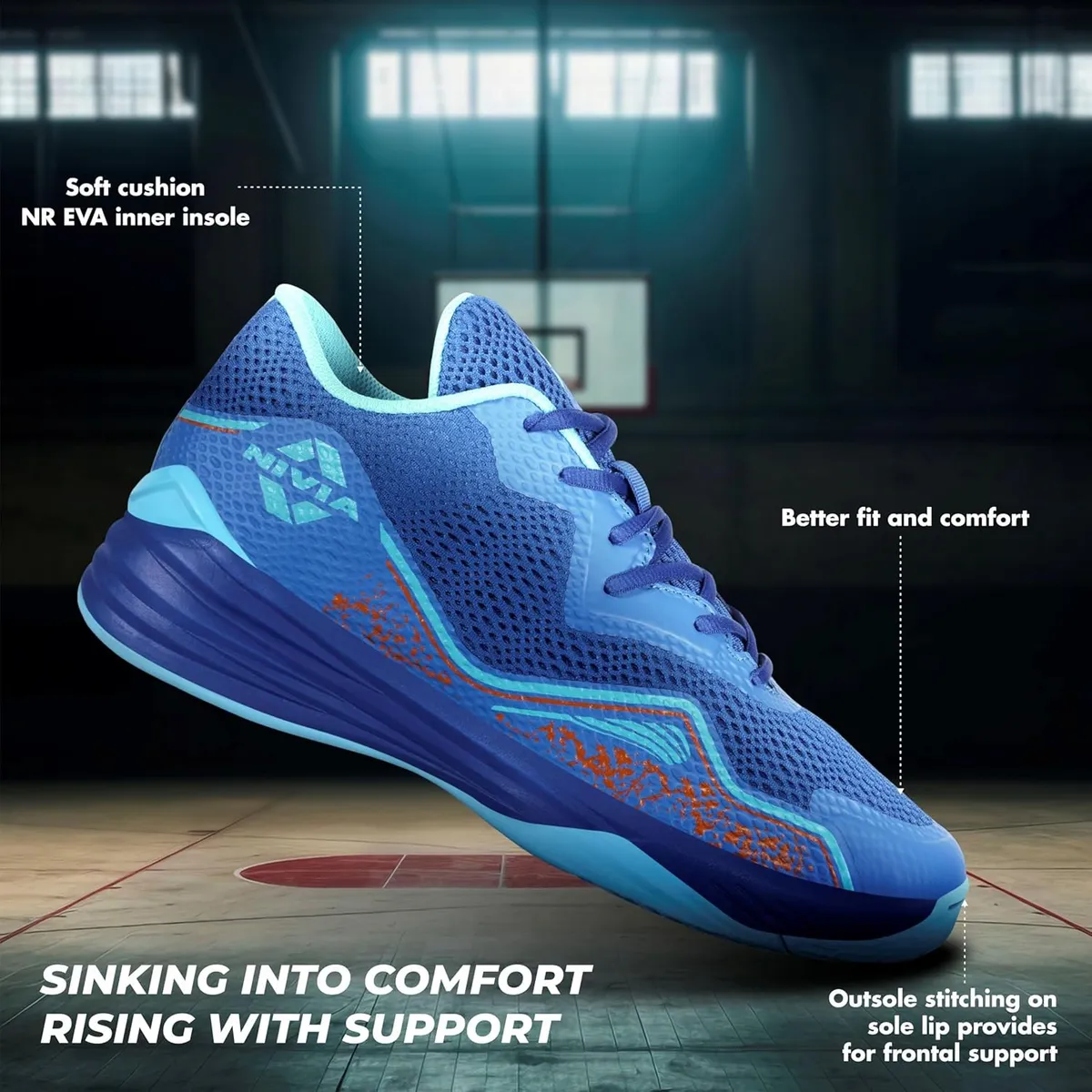 Nivia Warrior 2.0 Basketball Shoes