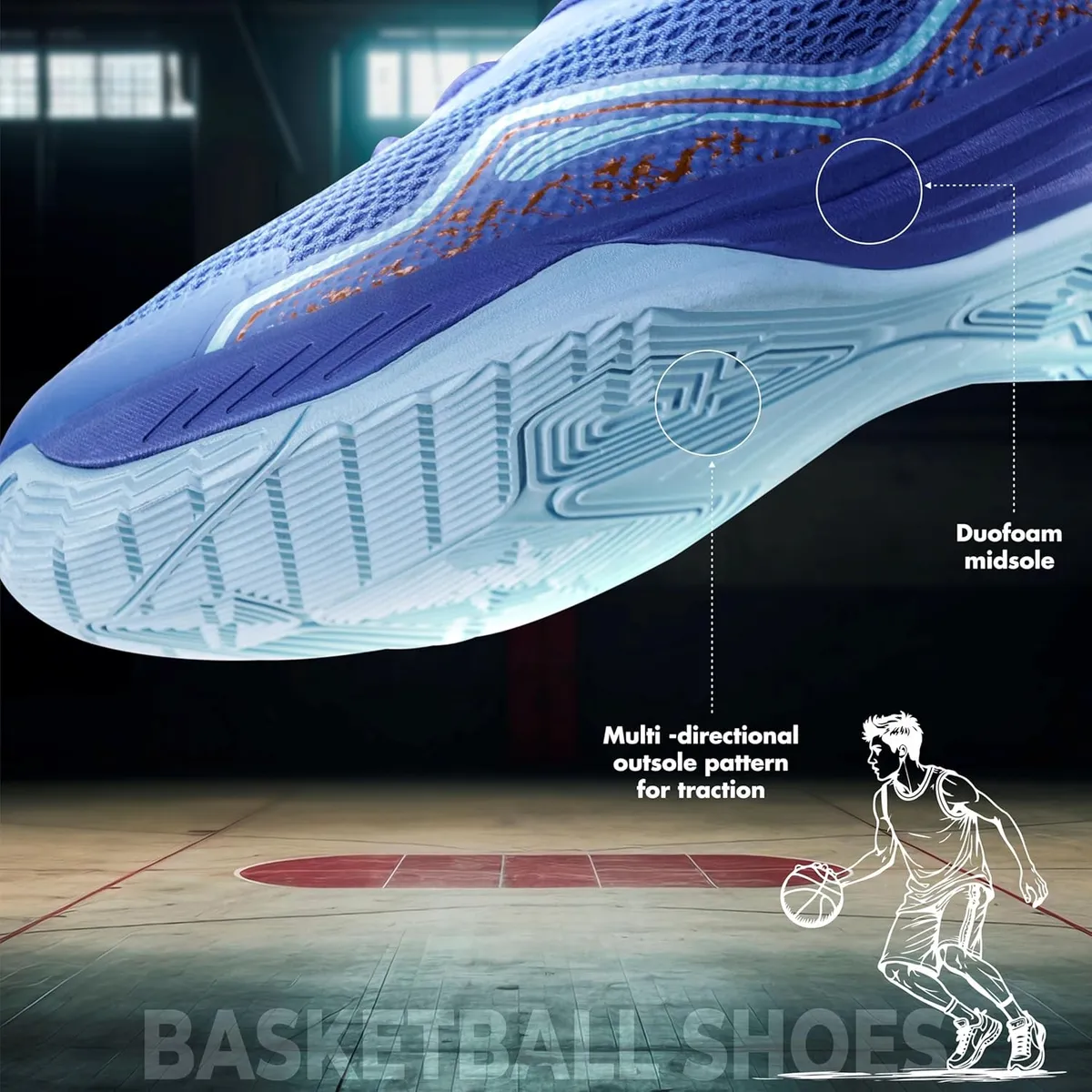 Nivia Warrior 2.0 Basketball Shoes