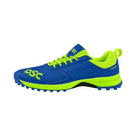 DSC JAFFA 22 Cricket Shoes Rubber Spike Royal Blue/Orange 2023 Size 6