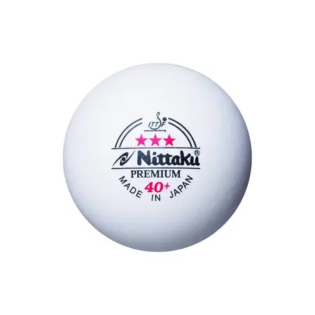 Nittaku 3 Star 40+ Plastic Premium Table Tennis Ball