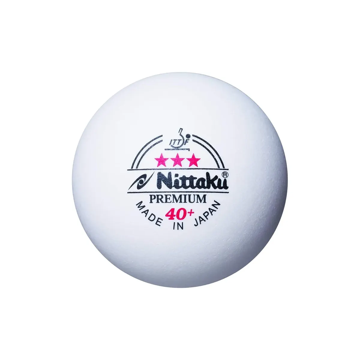 Nittaku 3 Star 40+ Plastic Premium Table Tennis Ball