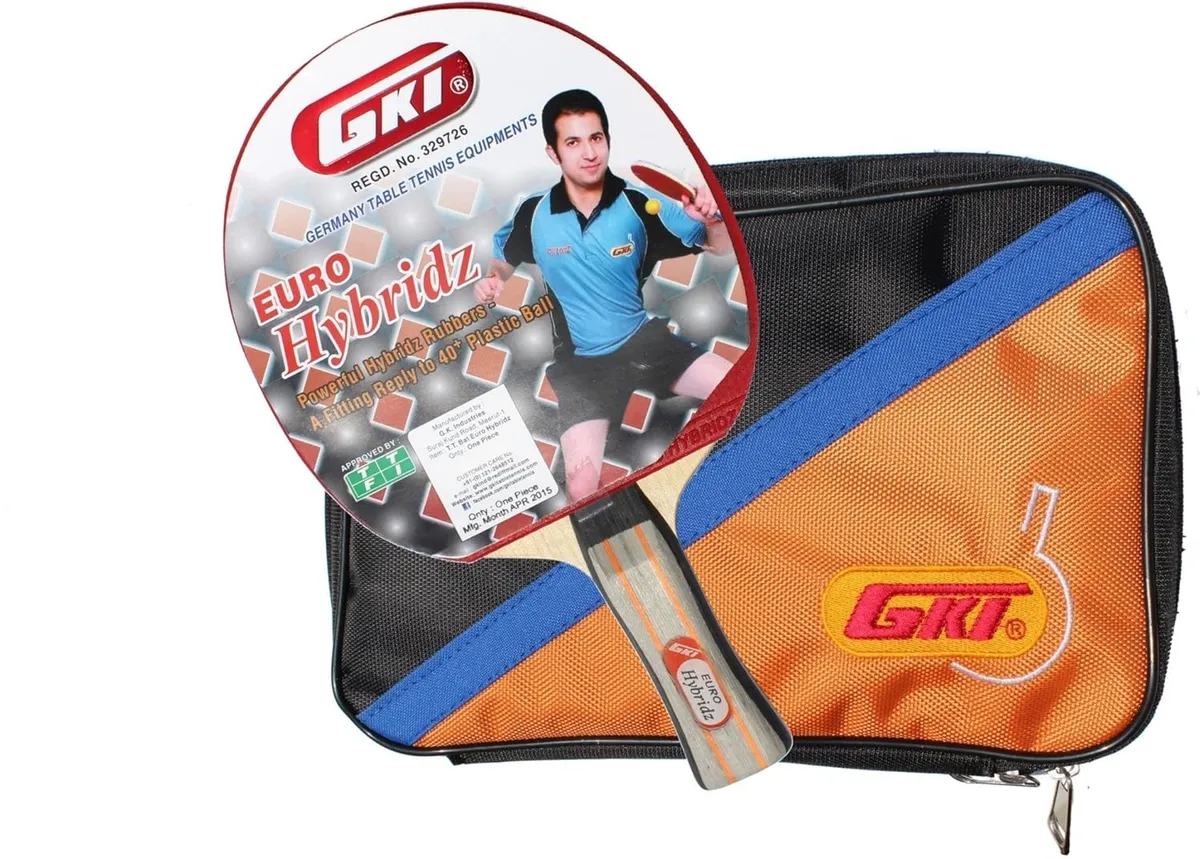 GKI Euro Hybridz Table Tennis Bat