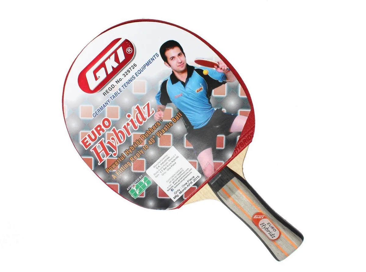 GKI Euro Hybridz Table Tennis Bat