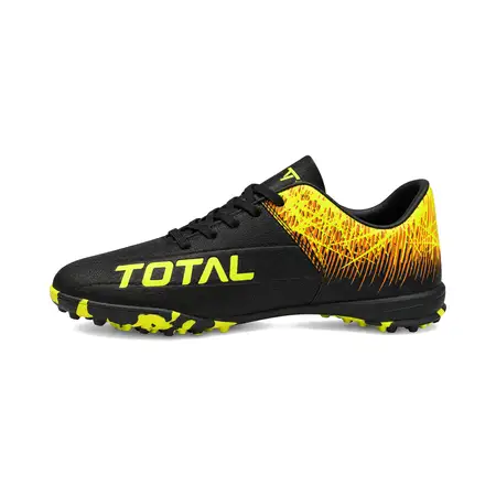 TOTAL I/Storm Football Indoor Turf Shoes Black/Lime UK Size 1