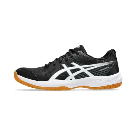 ASICS Upcourt 6 Indoor Badminton Shoes Black/Saba Blue Size 10