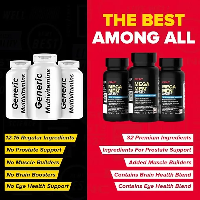 GNC Mega Men One Daily Multivitamin