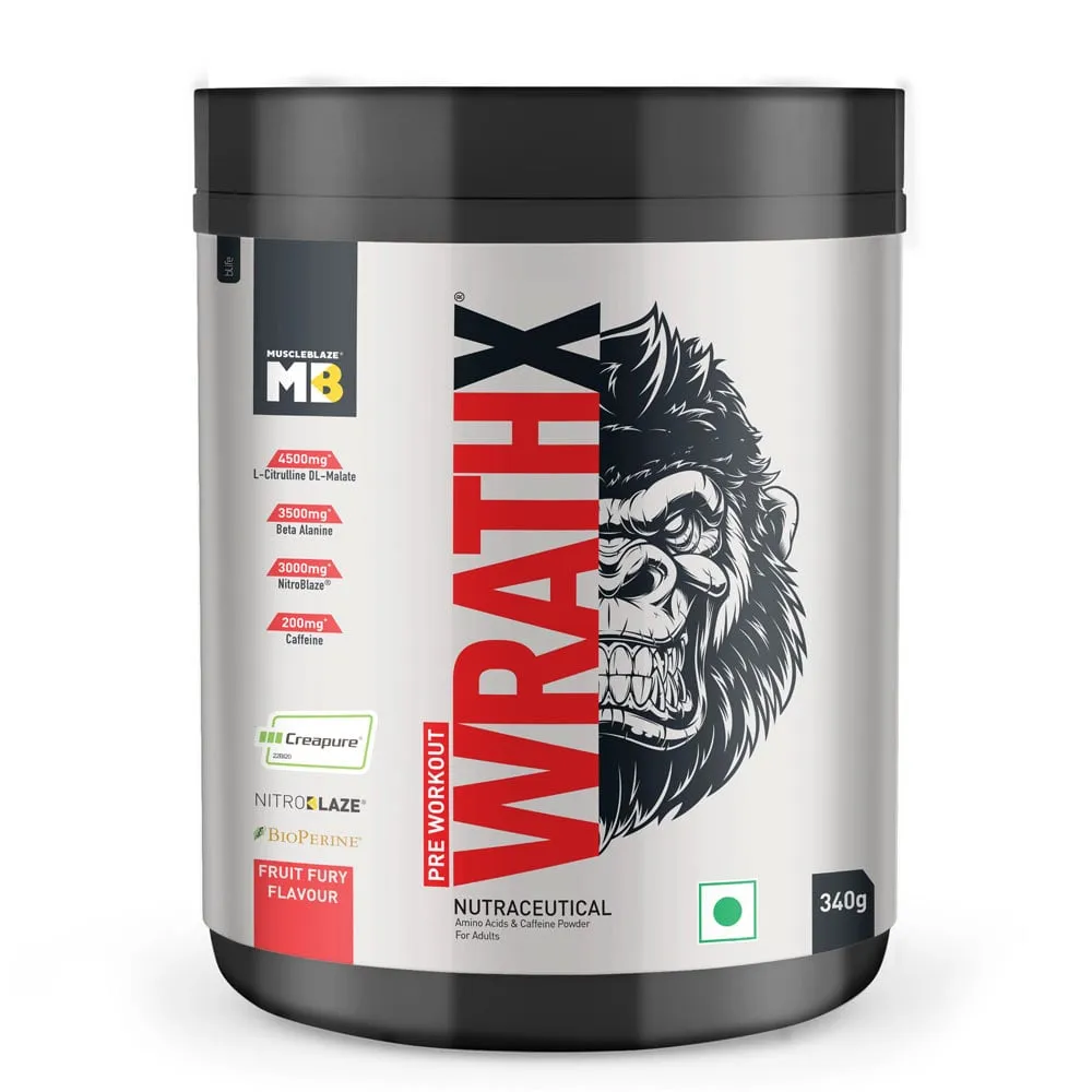MuscleBlaze Pre Workout WrathX