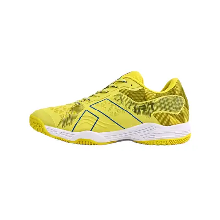 Nivia Hy-Court 3.0 Badminton Shoes BD-1262YP Duo Foam Herringbone Non-Marking Yellow Plum UK 10