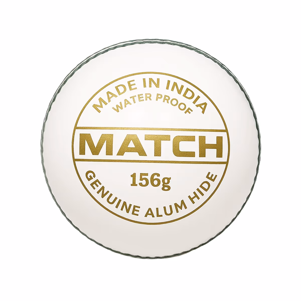 Total Match White Cricket Leather Ball