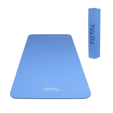 Total TPE Yoga Mat Navy 6mm Non-Slip Eco-Friendly