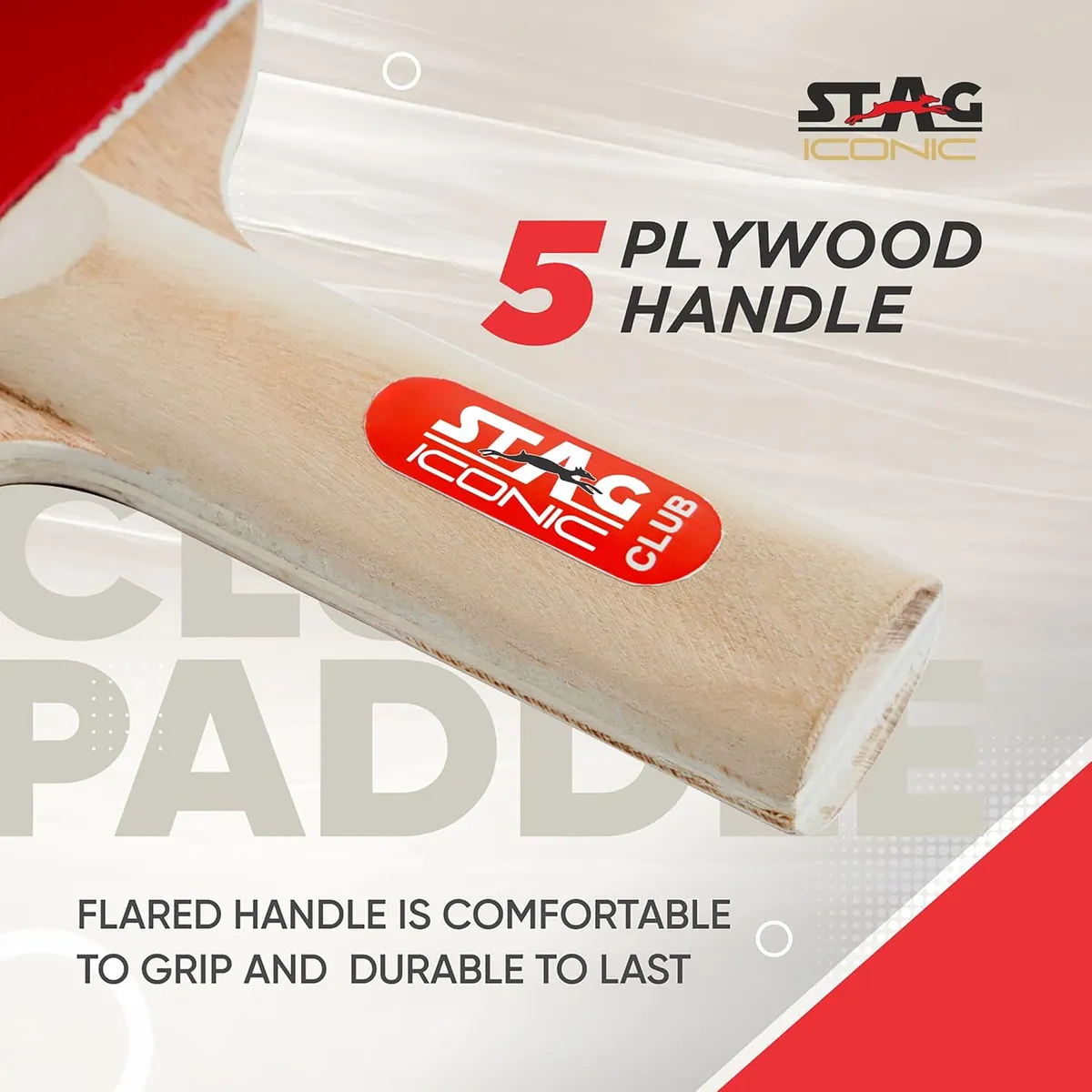 Stag Club Table Tennis Bat