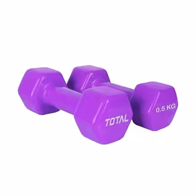 Total Vino Neoprene Dumbbell Purple 0.5 KG Pair