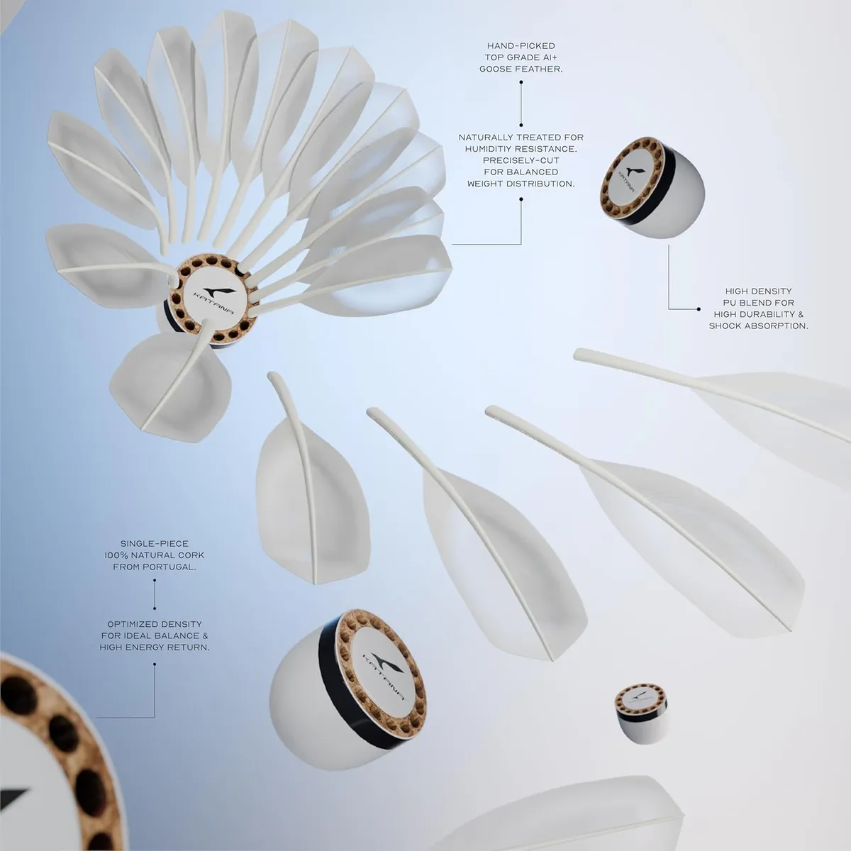 Katana Fly Pro Badminton Feather Shuttlecock